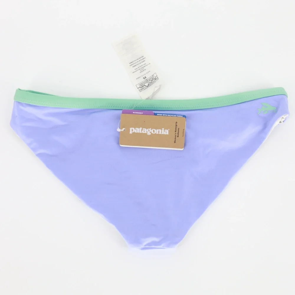 NWT Patagonia Nanogrip Bikini Bottom Violet Blue‎